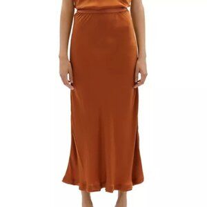 Jonathan Simkhai Standard Karter Bias Slip Skirt